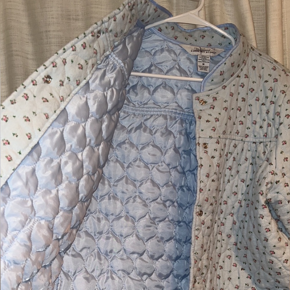 Quilted floral print jacket - Picture 3 of 6